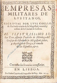 Empresas Militares de Lusitanos by Luis COELLO de BARBUDA - Hardcover - 1624 - from Judith Hodgson Antiquarian Books (SKU: O863)