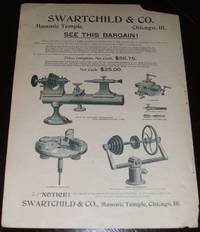 Swartchild Co. Masonic Temple  Chicago Original 1893 Illustrated Advertisement