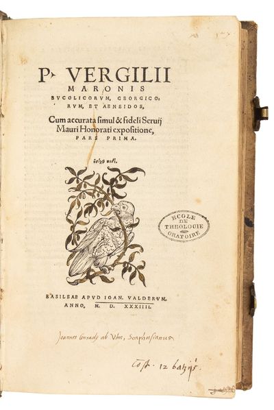 Basel: Apud Ioan. Valderum, 1534. Hardcover. Fine. Bound in contemporary alum-tawed pigskin over bev...