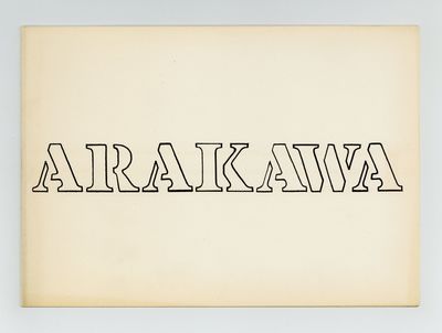 Folded announcement card: Diagramme von Shusaku Arakawa (4 April-4 May 1966)