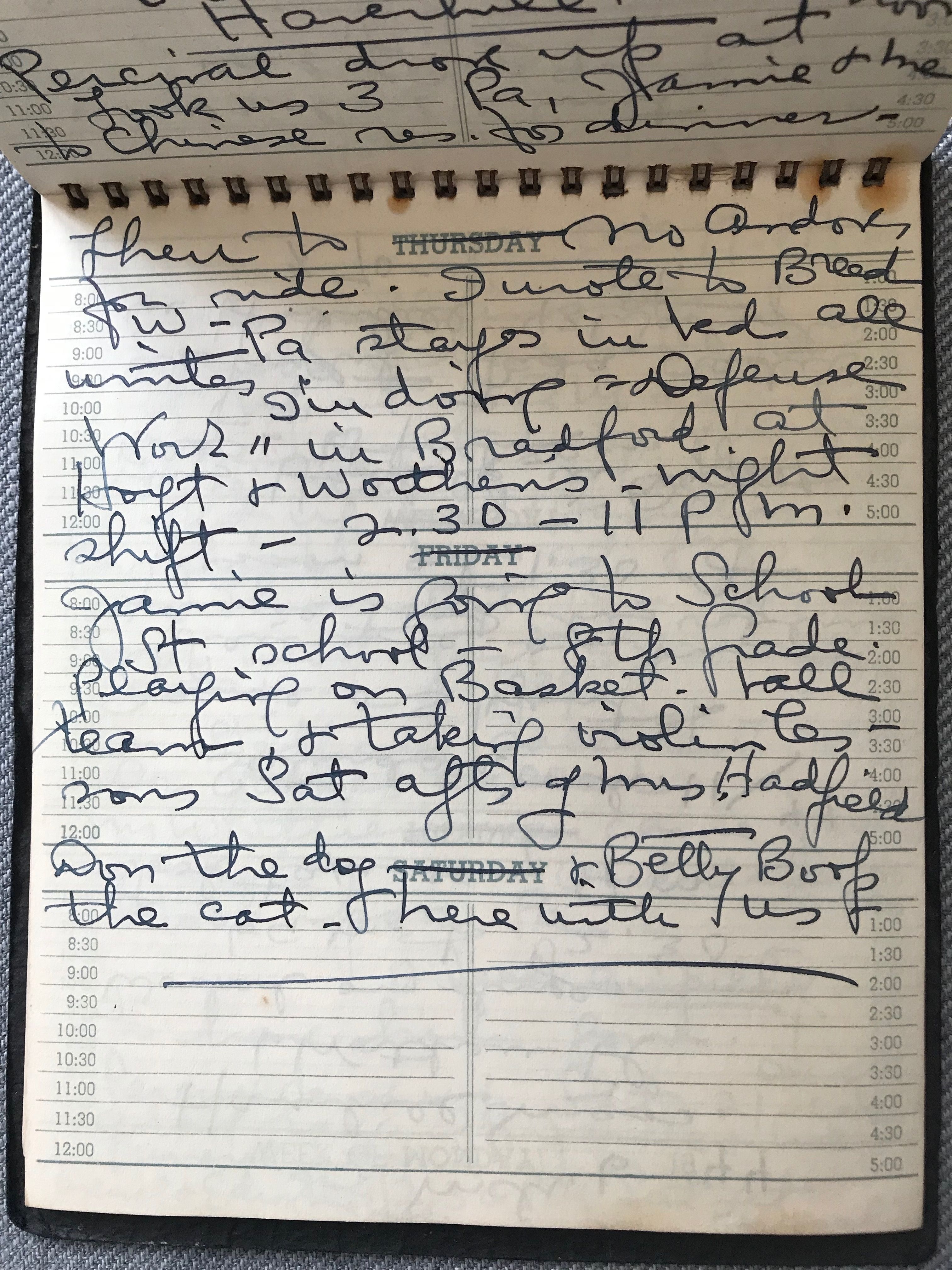 19411947 Unique Handwritten Manuscript Diary of a Single Mother in New