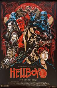 ORIGINAL "HELLBOY II" SCREEN PRINT MOVIE POSTER