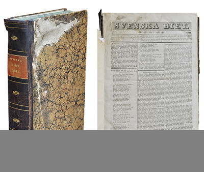 Svenska biet 1841. Nr 1-304 & 13 stycken…
