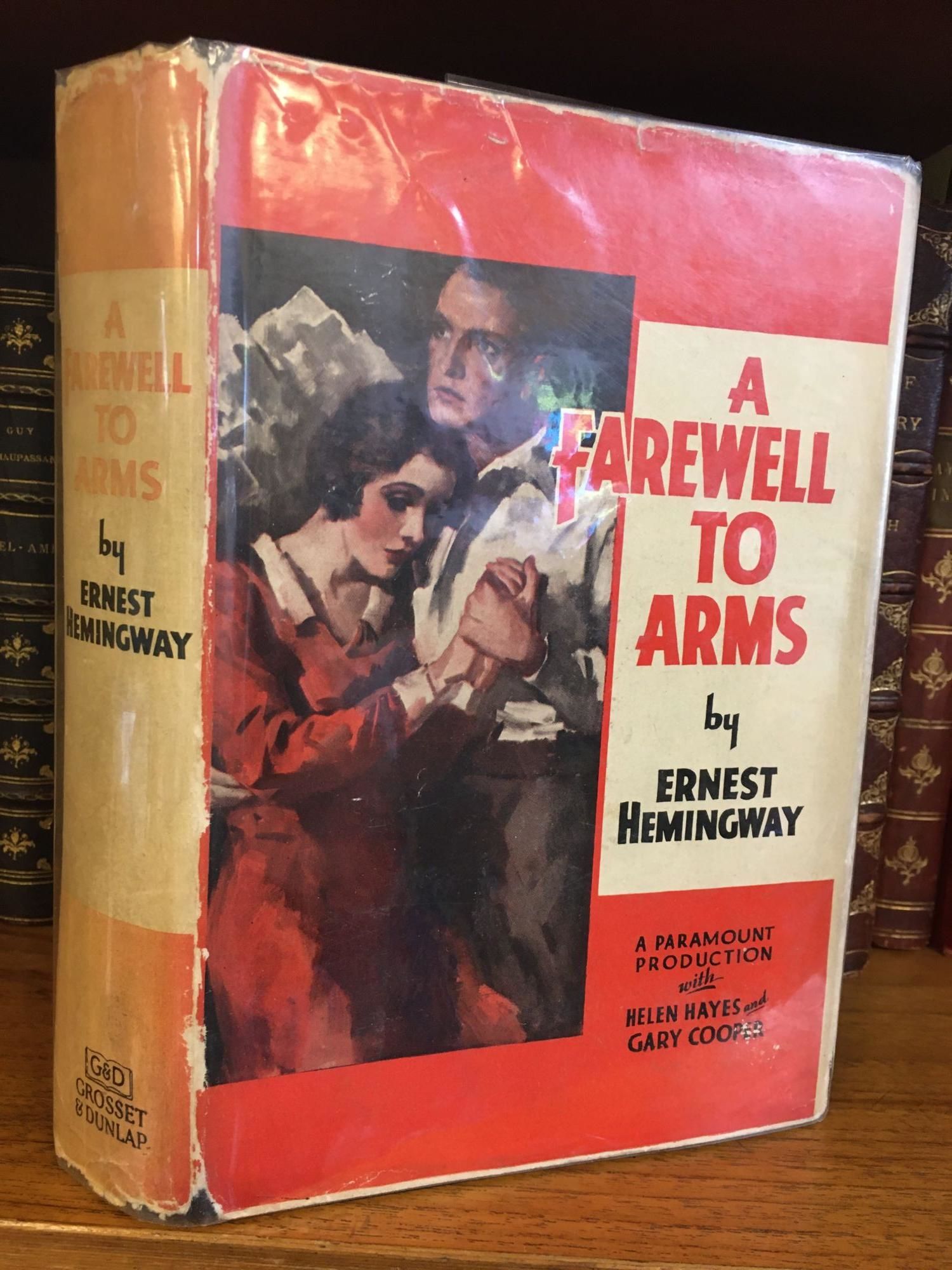 A FAREWELL TO ARMS by Ernest Hemingway Hardcover Movie Edition