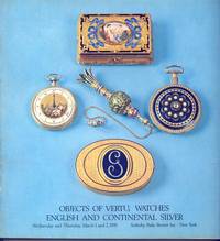 Objects of Vertu, Watches, English and Continental Silver. Sale Number 4087, March 1 & 2, 1978.