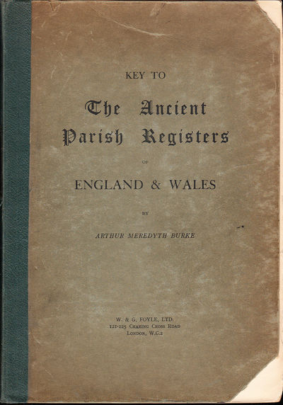 Key to the ancient parish registers of England &…