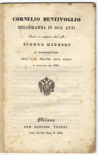 Cornelio Bentivoglio [Libretto]