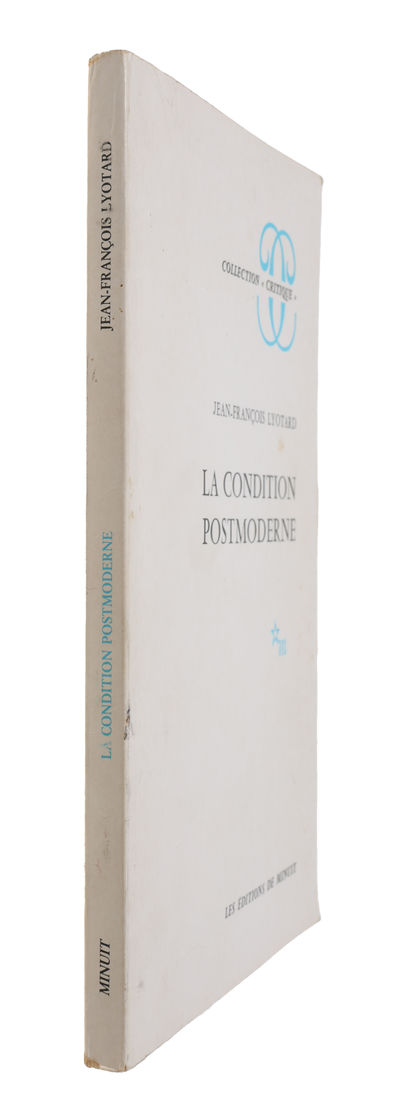 La Condition Postmoderne. Rapport sur le savoir. - [PRESENTATION-COPY] (photo 2)