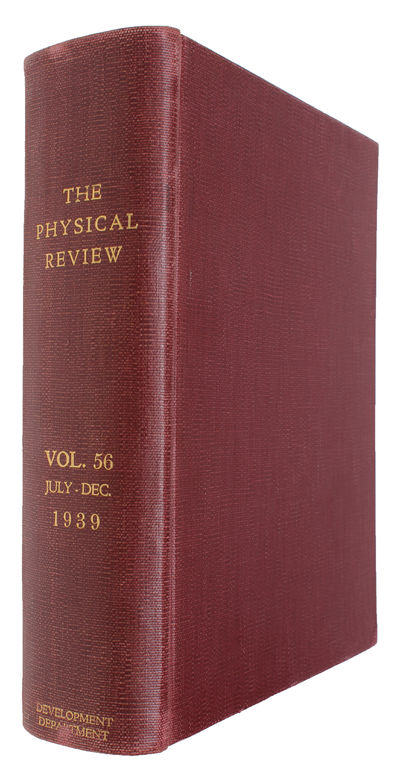 Forces in molecules [Feynman] (+) The mechanism of nuclear fission [N. Bohr. & J. A. Wheeler] "On continued gravitational contraction" [J. R. Oppenheimer & H. Snyder]. - [FEYNMAN'S UNDERGRADUATE THESIS & THE FIRST THEORETICAL DESCRIPTION OF A SINGULARITY] (photo 5)