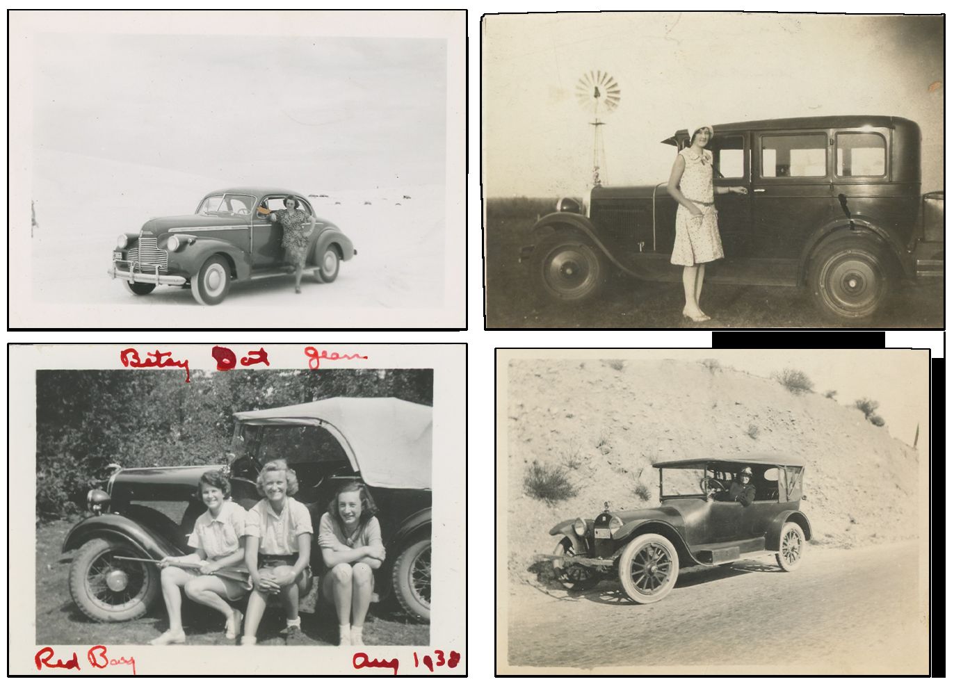 Collection of Photographs of Women and Their Cars,