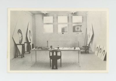 Exhibition postcard: Jan Dibbets (opens 16 April 1981)