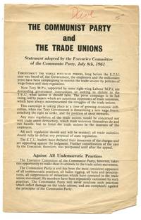 image of The Communist Party and the Trade Unions