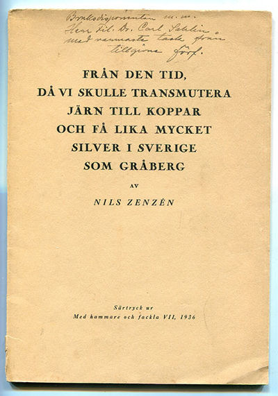 Från den tid, då vi skulle transmutera järn till…