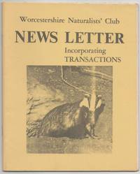 News Letter incorporating Transactions. Vol.3 No.8 August 1977 by Worcestershire Naturalists&#39; Club - 1977