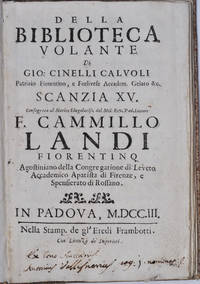 Della Biblioteca Volante - Scanzia XV – 1722