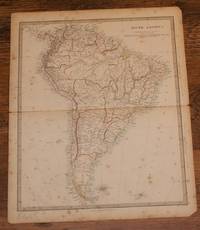 image of Map of South America - disbound sheet from 1857 "University Atlas