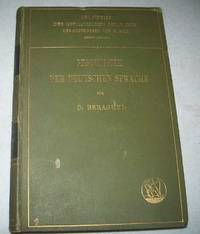 image of Geschichte der Deutschen Sprache (Grundriss der Germanischen Philologie Dritte Auflage)