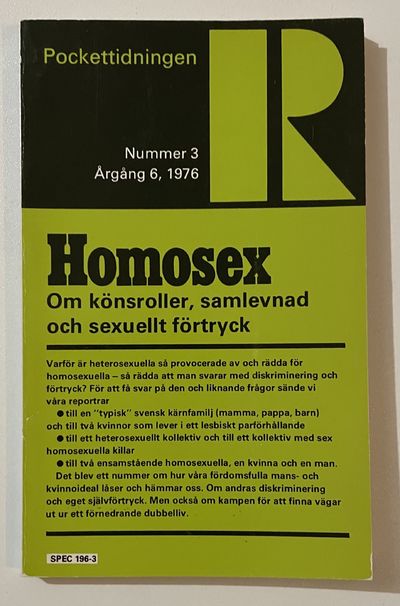 Pockettidningen R. Nummer 3. Årgång 6, 1976.…