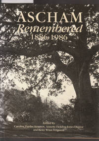 image of Ascham Remembered 1886-1986