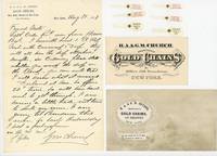 Ephemera Relating to H. A. & G.M. Church - Manufacturers of gold Chains, Bars, Hooks, Swivels, Split Rings &c