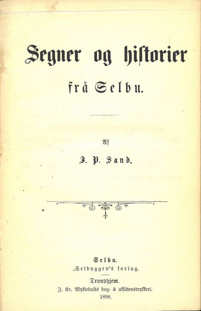 Segner og historier frå Selbu.