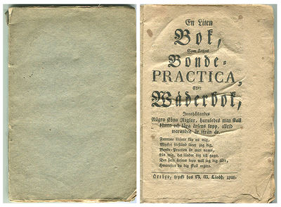 En liten bok, som kallas bonde-practica, eller…