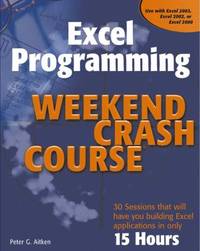 Excel Programming - Weekend Crash Course