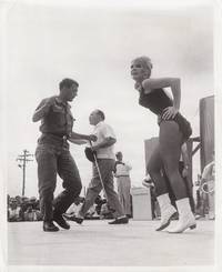 Original photograph of Joey Heatherton and Bob Hope during the USO Christmas Tour, South Vietnam, 1966