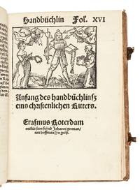 Enchiridion oder handbüchlin eins Christenliche(n) vnd Ritterlichen lebens, in latin beschriben durch Doctor Erasmu(m) von Roterda(m). Vnd newlich durch Joannem Adelphu(m)doctor vnd statartzet zu Schaffhusen vertütschet