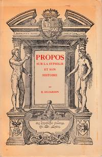 cover of Propos sur la Syphilis et son Histoire