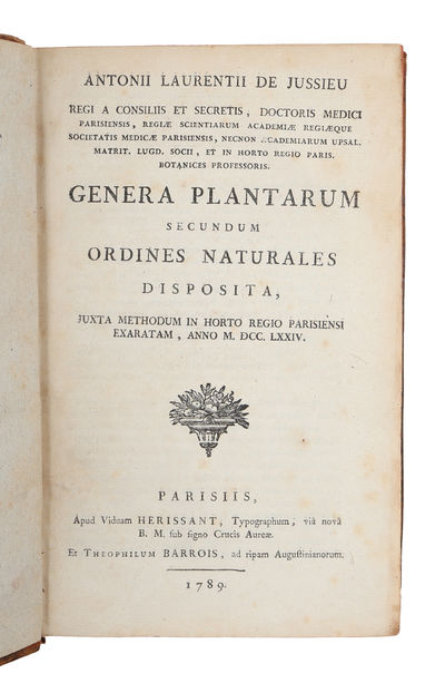 Genera Plantarum secundum Ordines Natur ales…