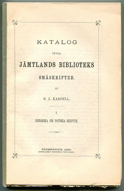 Katalog öfver Jämtlands biblioteks småskrifter.…