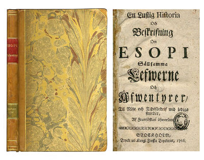 En lustig historia och beskrifning om Esopi…
