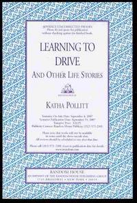 cover of Learning to Drive: And Other Life Stories