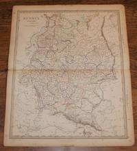 image of Map of Russia in Europe (now Finland, Belarus, Ukraine, etc) - disbound sheet from 1857 "University Atlas