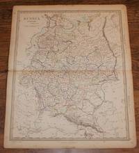 Map of Russia in Europe (now Finland, Belarus, Ukraine, etc) - disbound sheet from 1857 &quot;University Atlas by Edward Stanford, J. & C. Walker - 1857