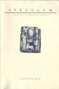 Speculum. A Journal of Medieval Studies. January…