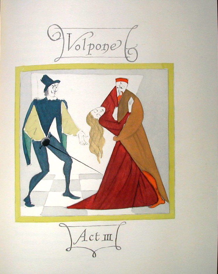Volpone Or The Fox By Ben Jonson Hardcover Signed 1952 From Charles Agvent And Bibliocom - 