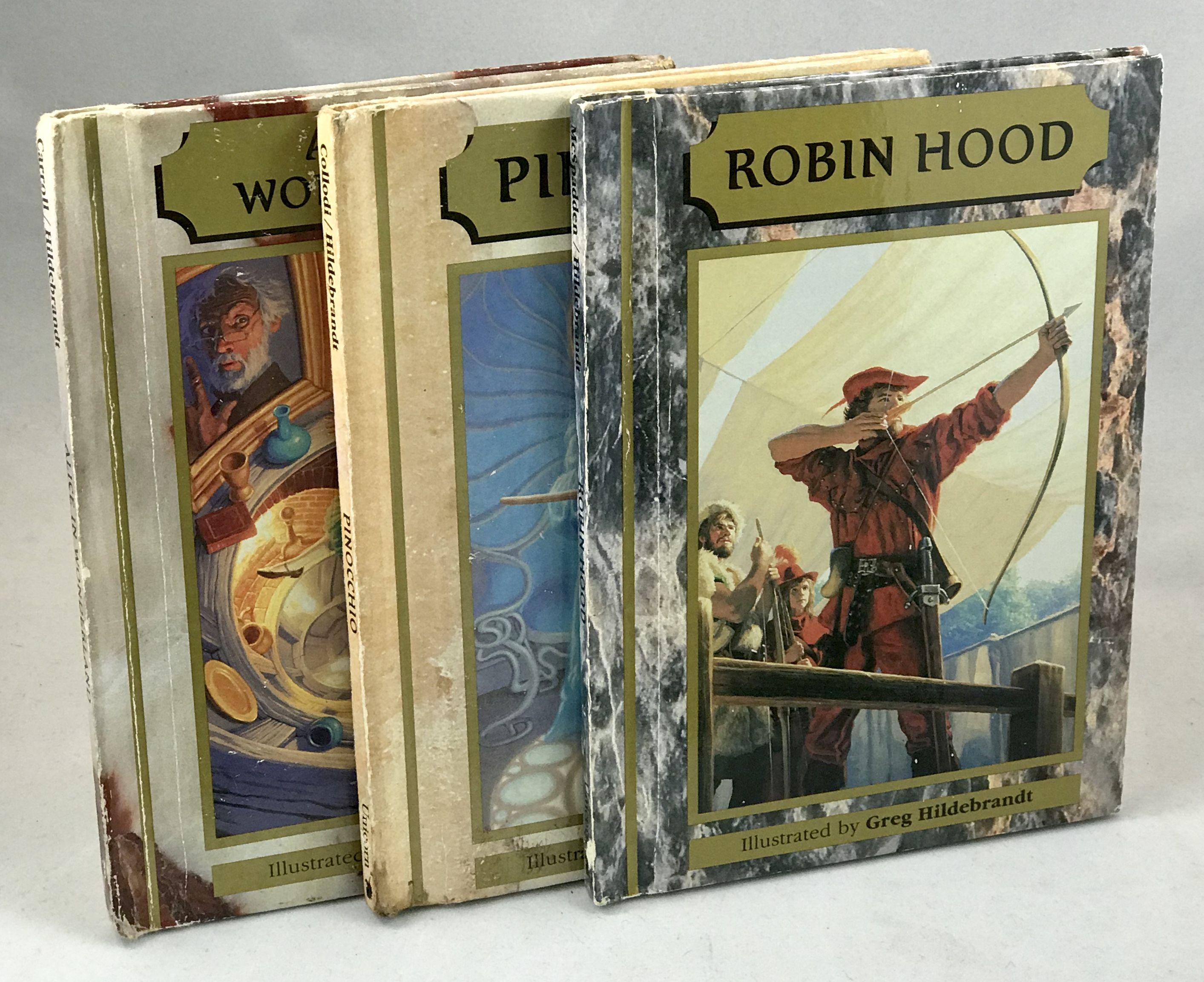 Alice in Wonderland, Pinocchio and Robin Hood by Hildebrandt, Greg