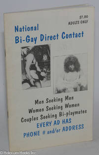 cover of National Bi-Gay Direct Contact: men seeking men, women seeking women, couples seeking bi-playmates