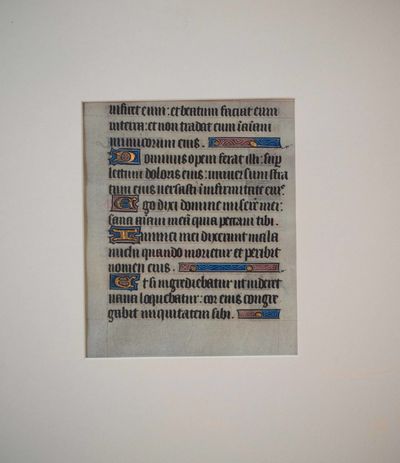 Decorated leaf from a Book of Hours