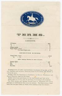 Riding Academy Terms & Rules w Cameo Embossing