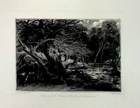 Plate - "Jacques and the Wounded Stag (Scene from "As You Like It")" from English Landscape Scenery. A Series of Forty Mezzotinto Engravings on Steel from Pictures Painted by John Constable, R.A.