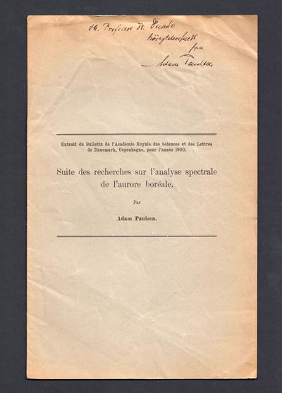 Suite des recherches sur l'analyse spectrale de…