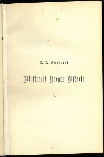 Illustreret Norges Historie. I-V (i 7 bd.) (photo 1)