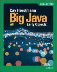 image of Big Java: Early Objects