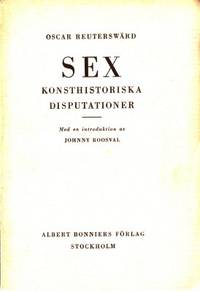 Sex konsthistoriska disputationer. Med en…