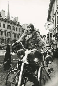 image of The Girl on a Motorcycle (Original oversize photograph of Marianne Faithfull from the 1968 British-French film)