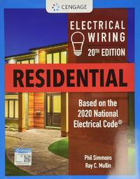 Electrical Wiring Residential (MindTap Course List) 20th Edition