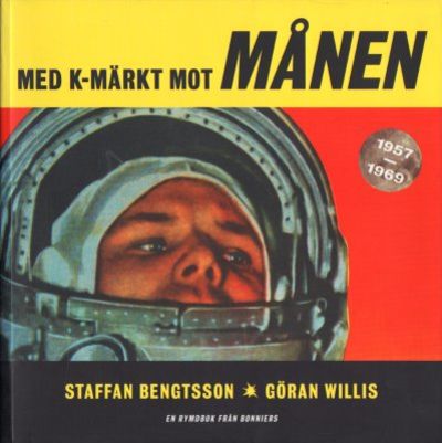 Med k-märkt mot månen. En rymdbok från Bonniers.